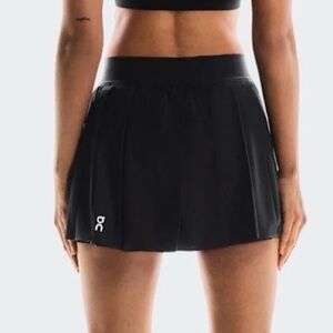 On Running Jet Black Sports Skirt